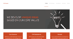 Desktop Screenshot of cim-gruppen.dk